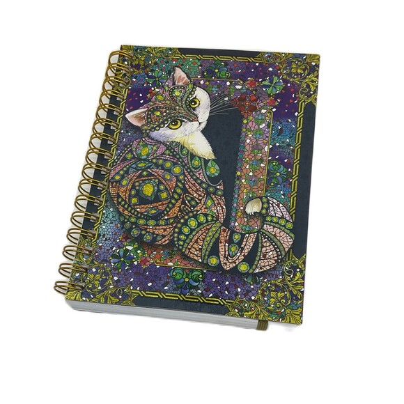 #10 Writing Journals-Spiral Bound with Elastic Page Holder (3 for $24.00) - Picture 2 of 8